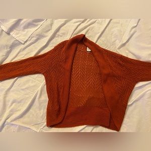 Orange, medium, women's cardigan in good condition